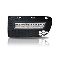 Daytime running light, LED, car-specific mounting kit for VW Golf 4 R32, 6 LED, chrome