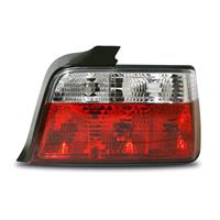 R�ckleuchten, BMW E36 Limousine Bj. 90-98, mit check control, kristall / chrom / rot