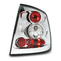 R�ckleuchten, Opel Astra G Limousine Bj. 98-03, klar / chrom