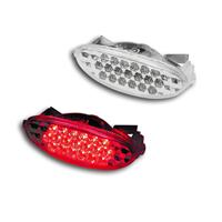 Nebelschlussleuchte, LED, Peugeot 206, Klarglas / chrom