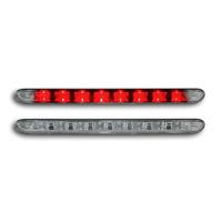 3�me feu de stop � LED, Peugeot 206 CC, 8 LED, face lisse/chrome