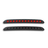 3�me feu de stop, LED, VW Golf 6 08-, Polo 09-, 12 LED, clair/noir