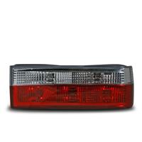 R�ckleuchten, BMW E30 Bj. 82-87 + Cabrio Bj. 82-90, kristall / rot / chrom