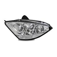 Scheinwerfer, AE-Design, Ford Focus 3/5 T�ren Bj. 98-00, Xenon-Optik-Linse, 2 Standlichtringe, inkl Blinker, mit LWR, Klarglas / chrom