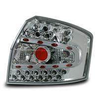 Feux arri�re � LED, Audi A4 B6 01-04, clair/chrome