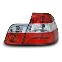 R�ckleuchten, BMW  E46/4  Bj. 05.98-09.01, kristall  rot / chrom / rot