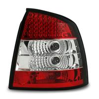R�ckleuchten, Opel Astra G Limousine Bj. 98-03, rot / chrom / rot