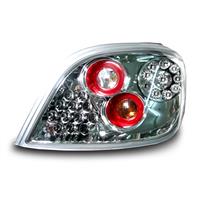 Set stopuri, LED, Peugeot 307 01-04 (cu exceptia 307 CC), clar/crom 