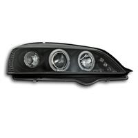 Scheinwerfer, AE-Design, Opel Astra G Bj. 98-03, Xenon-Optik-Linse, 2 Standlichtringe, inkl. Blinker, Vorbereitung f�r elek. LWR, Klarglas / schwarz