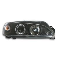Scheinwerfer, AE-Design, Peugeot 306 Bj. 97-, Xenon-Optik-Linse, 1 Standlichtring, inkl. Blinker, Klarglas / schwarz