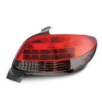 Set stopuri, LED, Peugeot 206 98-, clar/Rosu/negru 