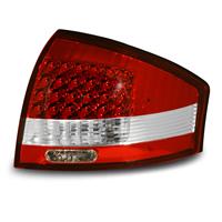 Rear light set, LED, Audi A6 C5 97-04, clear/red