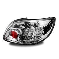 R�ckleuchten, LED, Peugeot 206 Bj. 98-, chrom