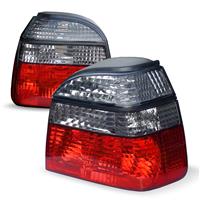 R�ckleuchten, VW Golf 3 Bj. 91-97, kristall / schwarz / rot