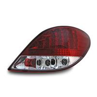 Set stopuri, LED, Peugeot 207 06- (cu exceptia 207CC), clar/Rosu