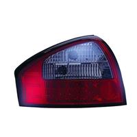 R�ckleuchten, LED, Audi A6 C5  Bj. 97-04, Klarglas / rot / schwarz