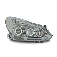 Scheinwerfer, AE-Desig, Opel Corsa D Bj. 06-, Xenon-Optik-Linse, mit elek. LWR, inklusive Blinker, Zusatzbeleuchtung wahlweise anschlie�bar, Klarglas/chrom