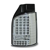 Rear light set, LED, VW T5 03-, clear, except cars with folding rear doors
