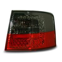 Set stopuri, LED, Audi A6 Avant 97-04, fumuriu / Rosu