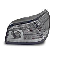 R�ckleuchten mit LED Blinker, BMW E60 Bj. Bj.04- (5 Serie), Lichtleittechnik, klar / schwarz