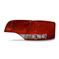 Rear light set, LED, Audi A4 Avant B7 11.04-03-08, red/clear