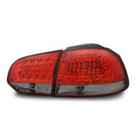 Set stopuri, LED, VW Golf 6 08-, Rosu/negru 
