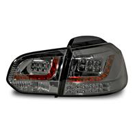 Set stopuri, LED, VW Golf 6 08-, semnalizare LED, clar/fumuriu