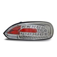 Rear lights, LED, VW Scirocco 08-, LED indicator, clear/chrome