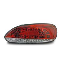 R�ckleuchten, VW Scirocco Bj. 08-, LED-Blinker, Klar / rot / chrom