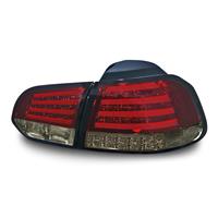 Set stopuri, LED, VW Golf 6 08-, semnalizare LED, clar fumuriu/Rosu