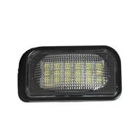 Licence plate LED bulbs, 2 pces, 3 SMD LED, Mercedes C-class sedan W203 00-07, E-marked, compatible to the board computer