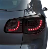Rear lights, LED, VW Tiguan 07-11, new design, black