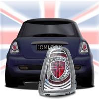 Feux arri�re, Mini Cooper R56, LED, UNION JACK, 11-, chrome
