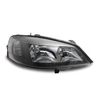 Scheinwerfer Opel Astra G, 98-04,  integrierte Blinker und  LWR, Klarglas/schwarz
