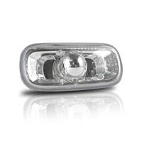 Seitenblinkleuchten Audi A3 8P 5/03-7/08, A4 8E 11/00-12/04, A4 B7 11/04-6/08, A6 4F 1/05-, Klar/chrom