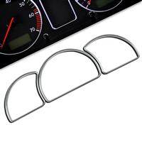 Gauge frames, chrome, for Opel Astra F