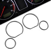 Tacho Chromringe f�r BMW E46, 4-teilig