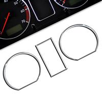 Gauge frames, chrome, for VW Golf 2