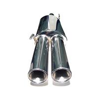 Edelstahl-Endschalld�mpfer Opel Tigra, 2x76 rund, mit ABE