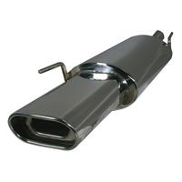 Edelstahl-Endschalld�mpfer Opel Tigra, 150x75 flach oval, mit ABE