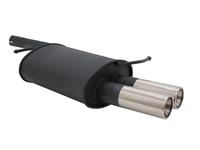 Endschalld�mpfer Audi A4 2x76 rund, gerade, 1.6i -1.8i / 1.8T / 2.0i / 1.9TD/ S.W, 01-, mit ABE