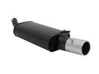 Endschalld�mpfer Ford Fiesta 1.0-1.4, 89-95, 1x90 rund, gerade, mit ABE