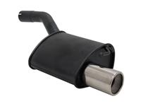 Endschalld�mpfer Ford Focus 1.4i-2.0i/1.8TD, 99-, 1x90 rund, gerade, mit ABE