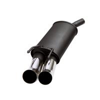 Rear Muffler Opel Calibra 2.0 85 KW, 2x76  Tourin, with ABE