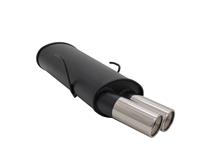 Endschalld�mpfer Peugeot 106 1.1-1.4, 91-99 2x76 rund, gerade, mit ABE