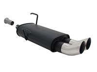 Endschalld�mpfer Peugeot 206 1.1-1.6 16V, 98- 2x76 Tourin, ausschnitt an der Sto�stange, mit ABE