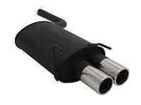 Endschalld�mpfer Mercedes C180 / C200 / C220 / C240 / C200D / C200K / C230K, (W202), -00, 2x90 rund, mit ABE