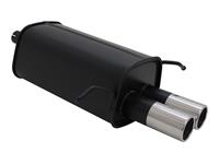 Endschalld�mpfer Mercedes C180 / C200K / C220 / C240, (W203/203K), 05/00-, 2x76 rund, mit ABE