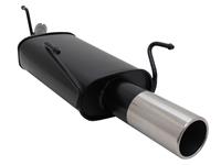 Rear Muffler Opel Astra G Caravan 1,2 / 1,4 / 1,6 / 1,8 / 1,7 Diesel, not for 2,0-16V and with AHK Modelle, 1 x 90 mm GP-Design, with ABE