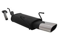 Endschalld�mpfer Opel Astra G Caravan 1,2 / 1,4 / 1,6 / 1,8 / 1,7 Diesel, nicht bei 2,0-16V u. mit AHK Modelle, 135 x 75 mm Oval, mit ABE